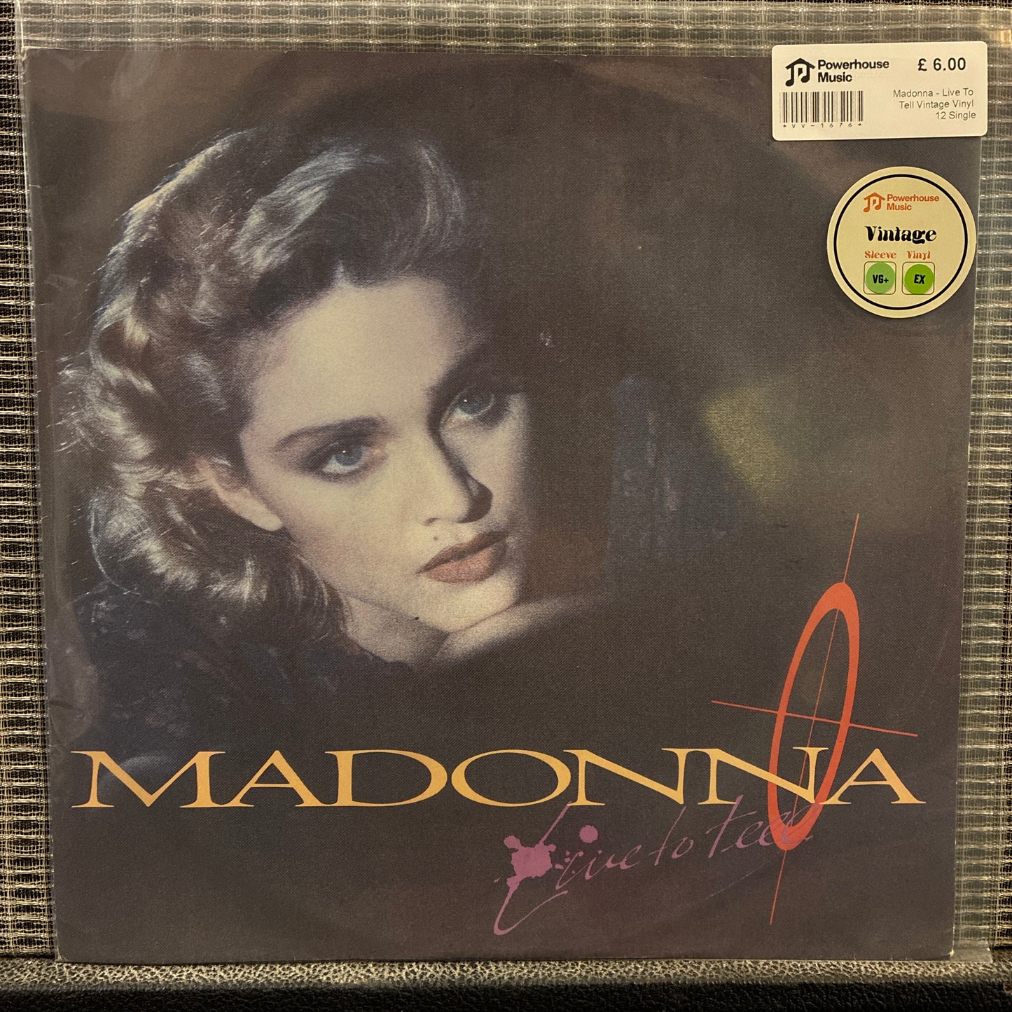 Madonna - Live To Tell Vintage Vinyl 12" Single