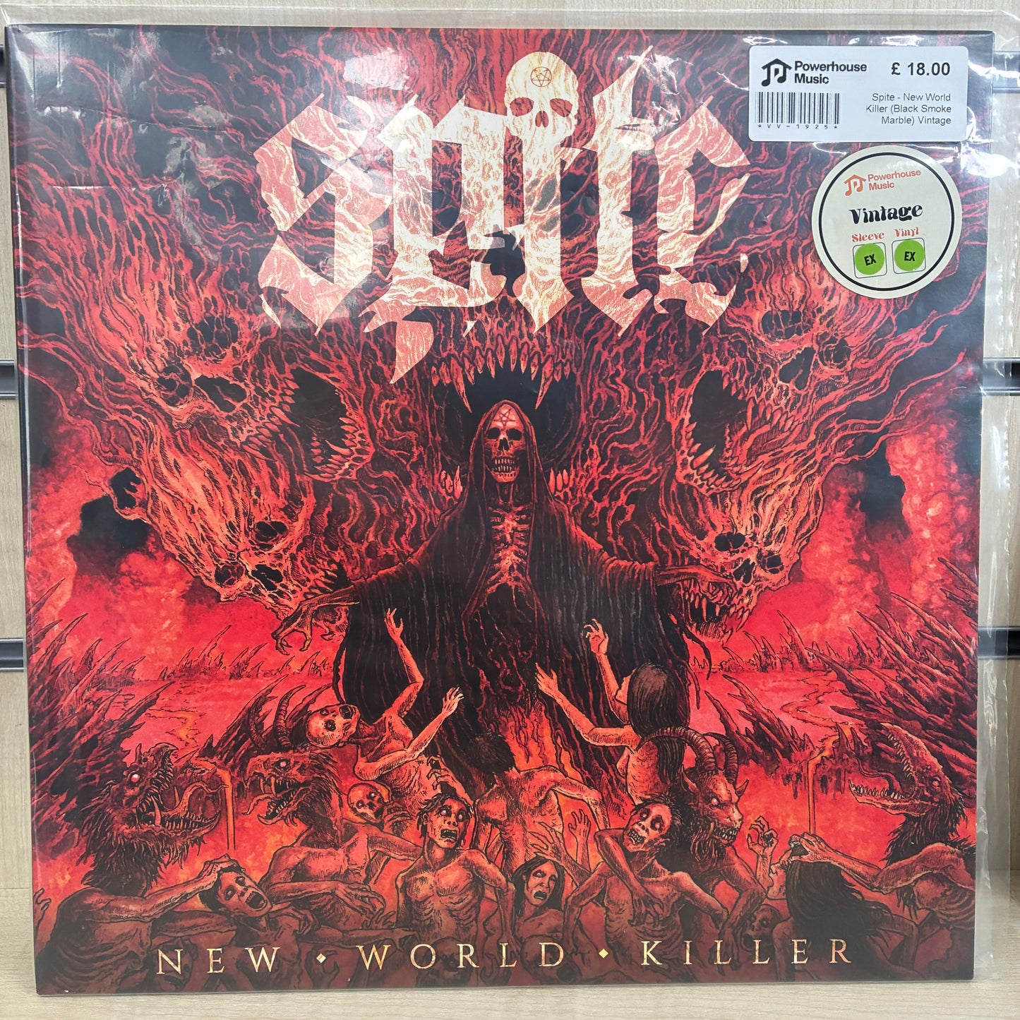 Spite - New World Killer (Black Smoke Marble) Vintage Vinyl LP