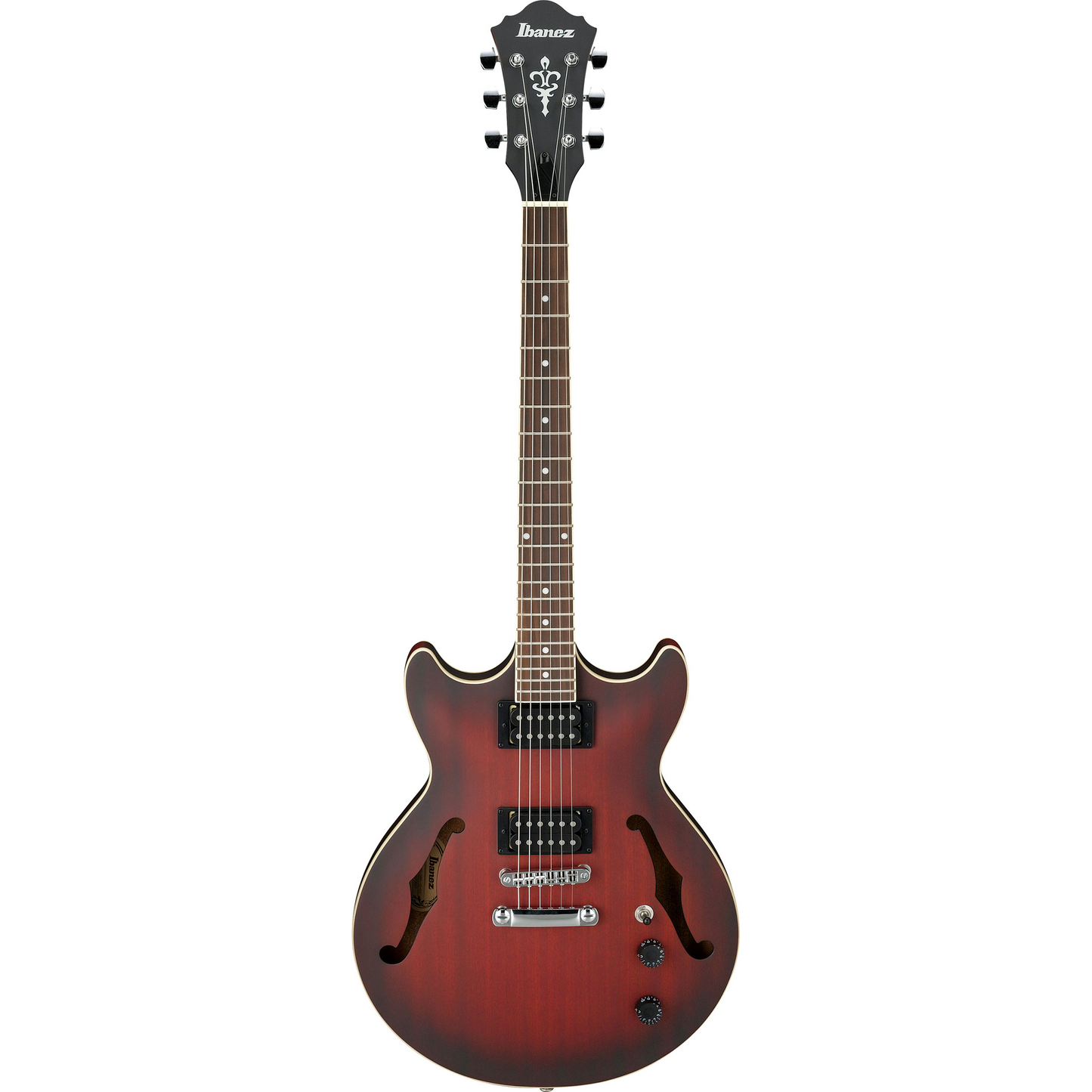 Ibanez AM53-SRF Artcore Hollow Body - Sunburst Red Flat