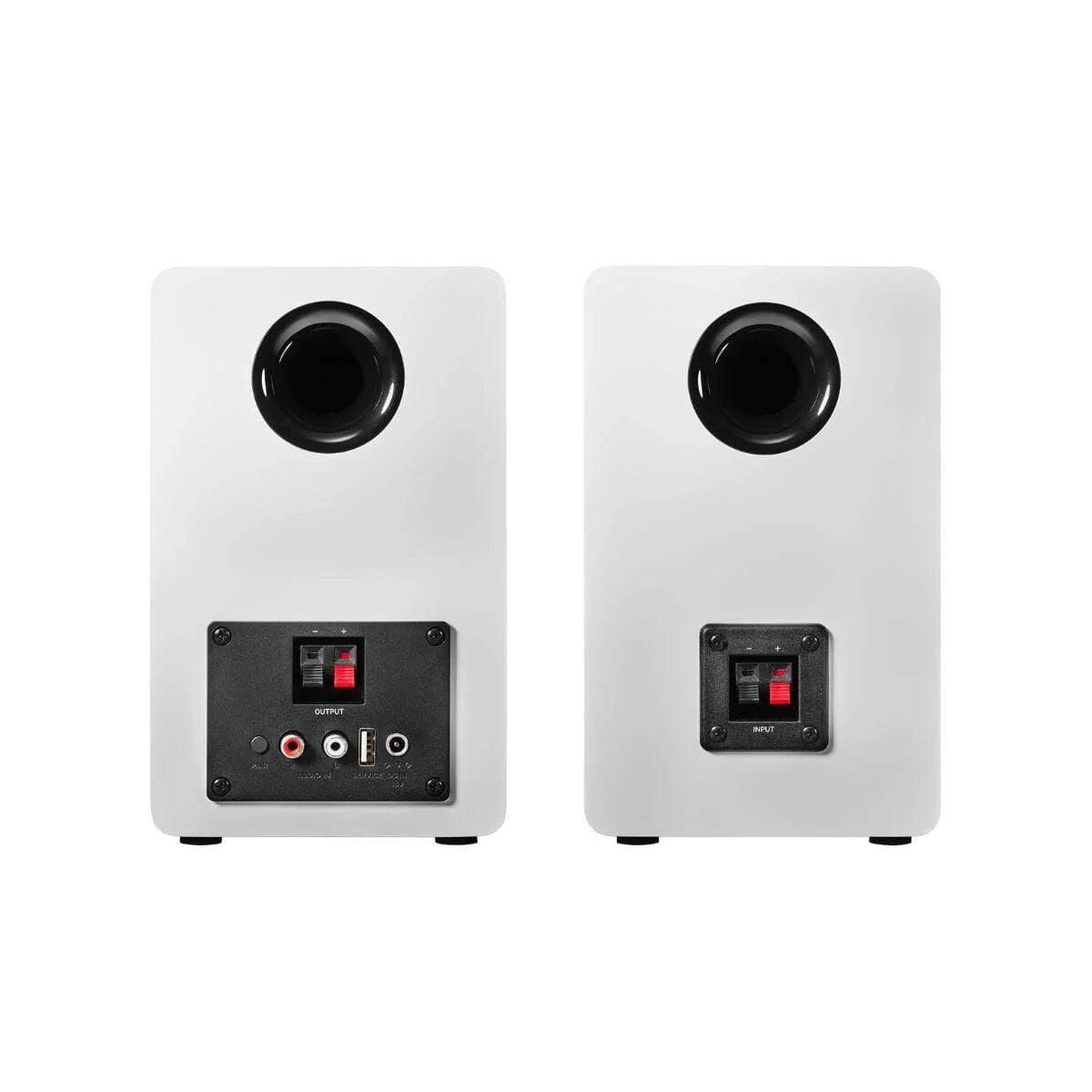 Audio-Technica AT-SP3X Powered Bluetooth Bookshelf Speakers - White (Pair) Back