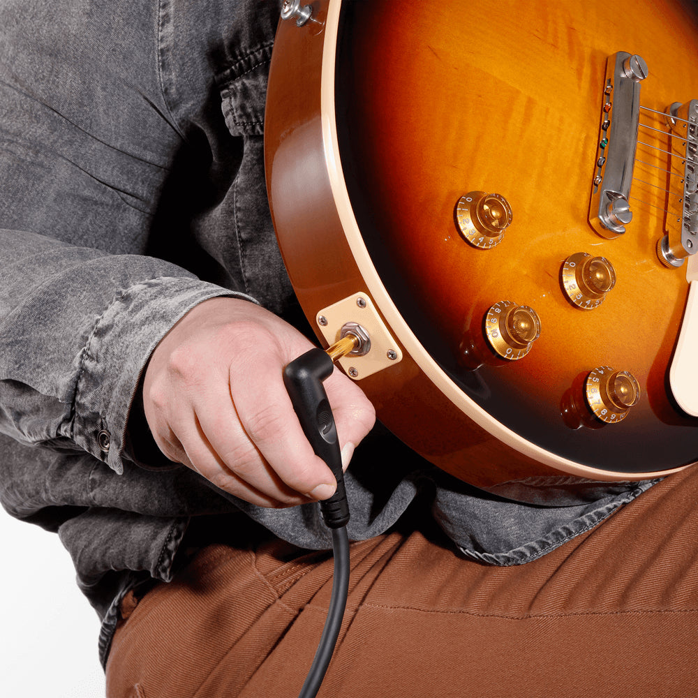 D'Addario Custom Series Instrument Cable Right Angle - 10 feet