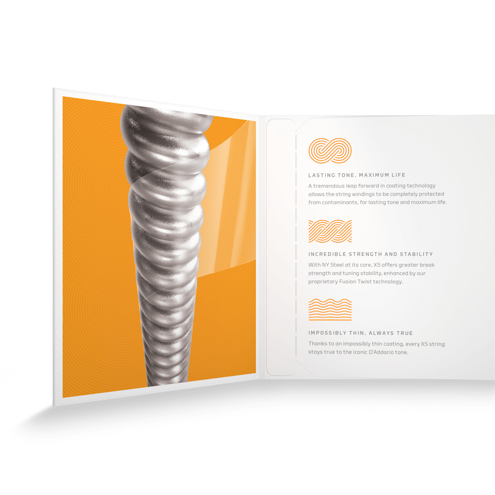 D'Addario XSE1046 Nickel Wound Electric Guitar Strings - Regular Light 10-46