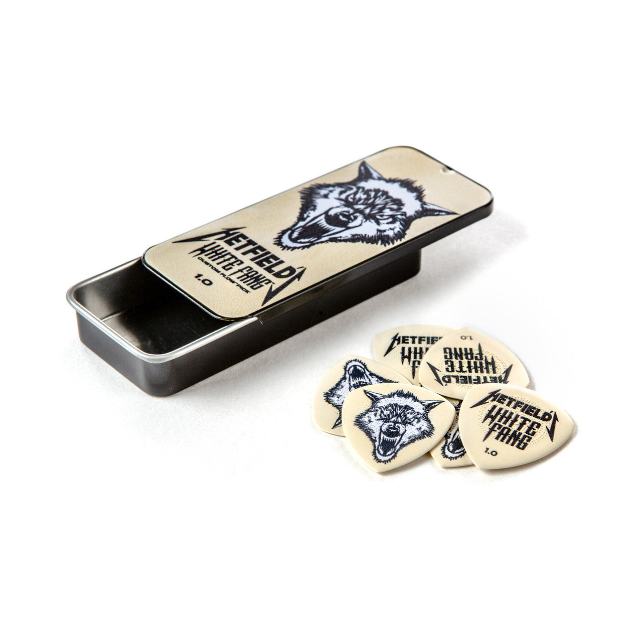 Dunlop Picks - Hetfield White Fang Custom Flow .73mm - Pick Tin