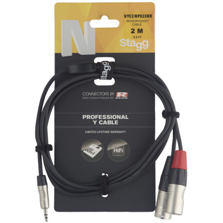 Stagg 2M/6F SPLIT miniST PL-2XLRm DL