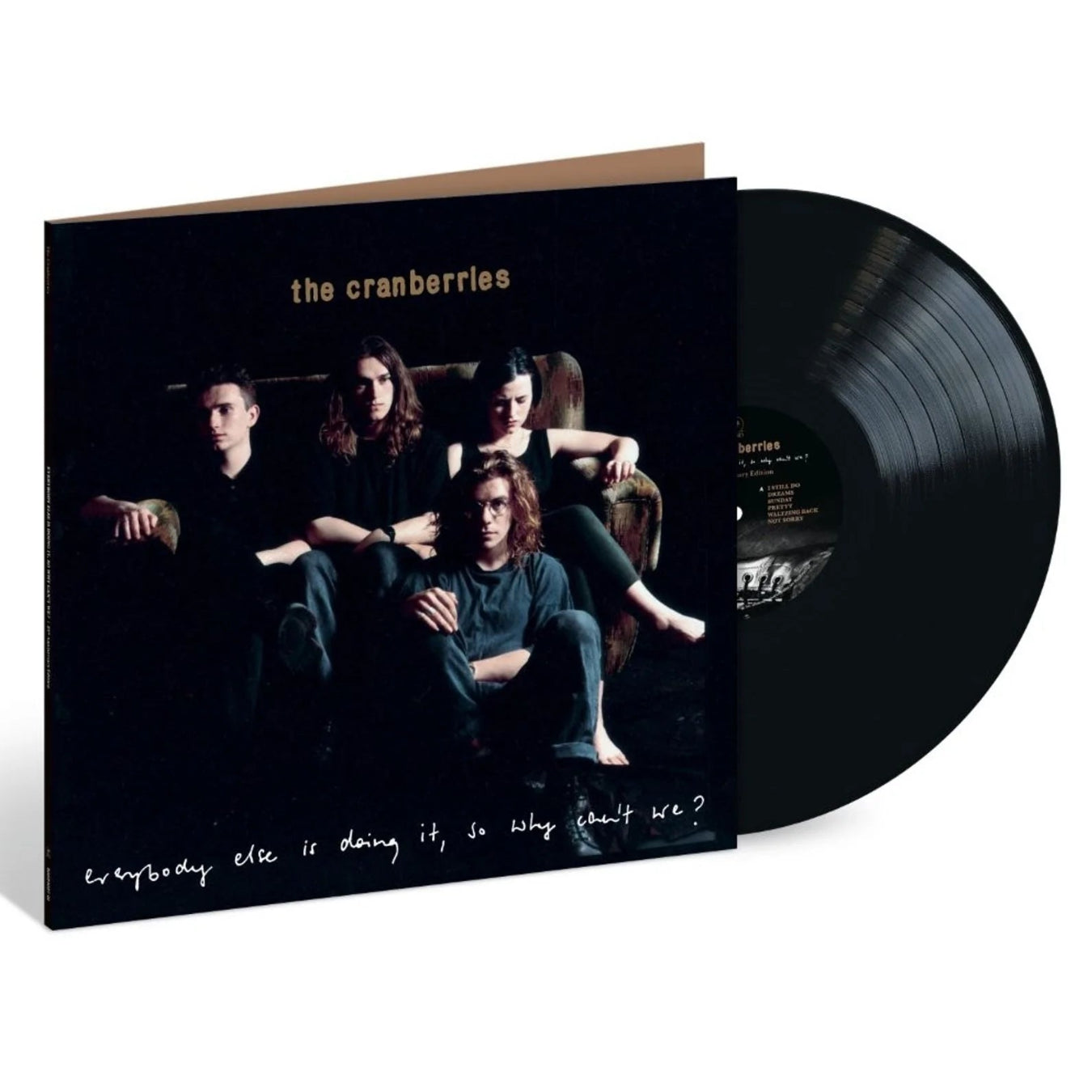 The Cranberries - Everybody Else Is Doing It, So Why Can't We? Vinyl Vinyl record with cover featuring a band and album title 'The Cranberries' on a white background