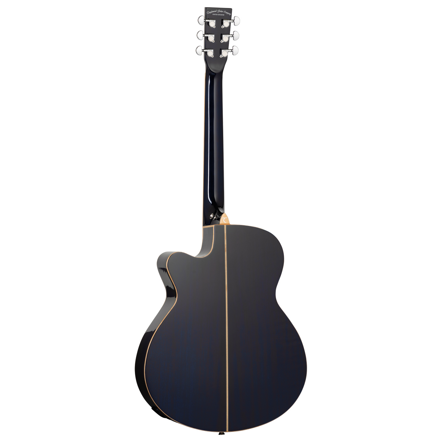 Tanglewood TW4CEBLA Winterleaf Super Folk Cutaway Electro-Acoustic - Blue Gloss