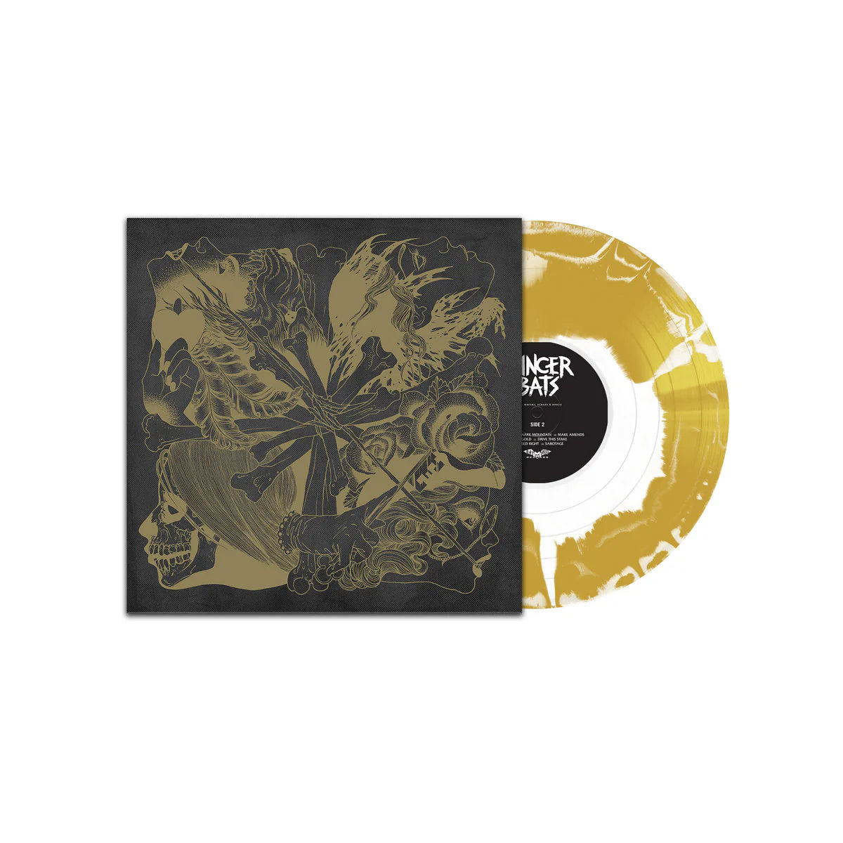 Cancer Bats - Bears, Mayor, Scraps & Bone (Gold & White) Vinyl Open