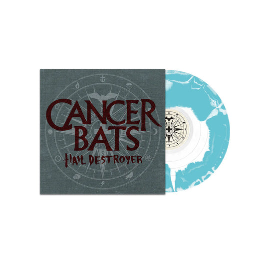 Cancer Bats - Hail Destroyer (Blue & White) Vinyl Open