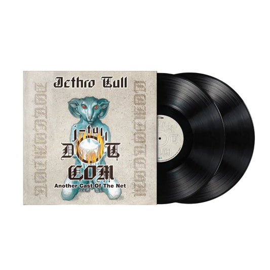 Jethro Tull - J-Tull Dot Com: Another Cast Of The Net Vinyl Vinyl records with a cover featuring a blue creature and text on a white background