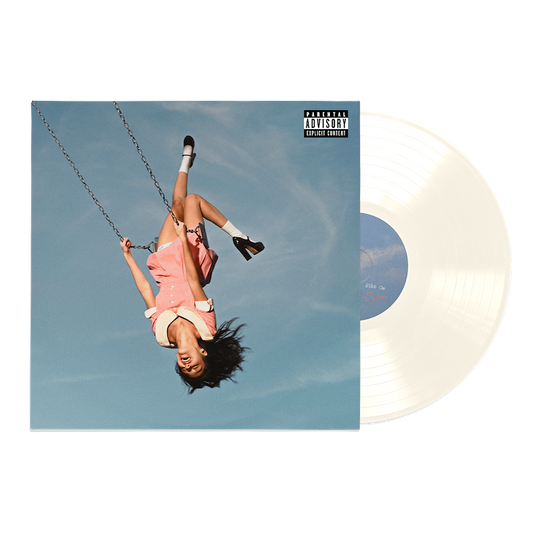 Olivia Rodrigo - you seem pretty sad for a girl so in love Vinyl record with a cover featuring a person on a swing against a blue sky.
