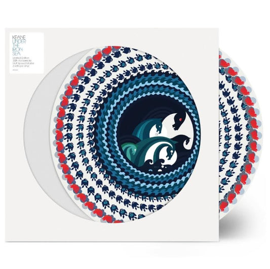 Keane - Under The Iron Sea (Limited Edition Zoetrope) Vinyl Vinyl record with a colorful design on a white background