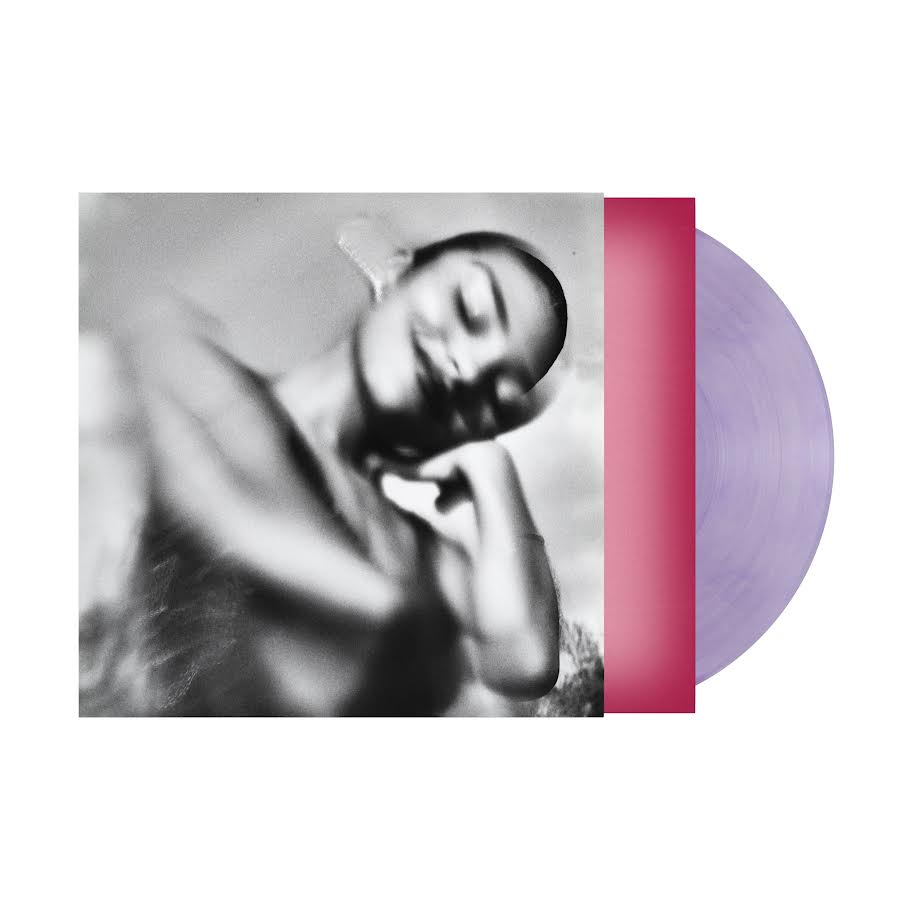 Olivia Dean - The Art of Loving on lilac vinyl on white background