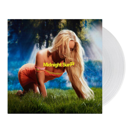 Zara Larsson - Midnight Sun on clear vinyl with white background