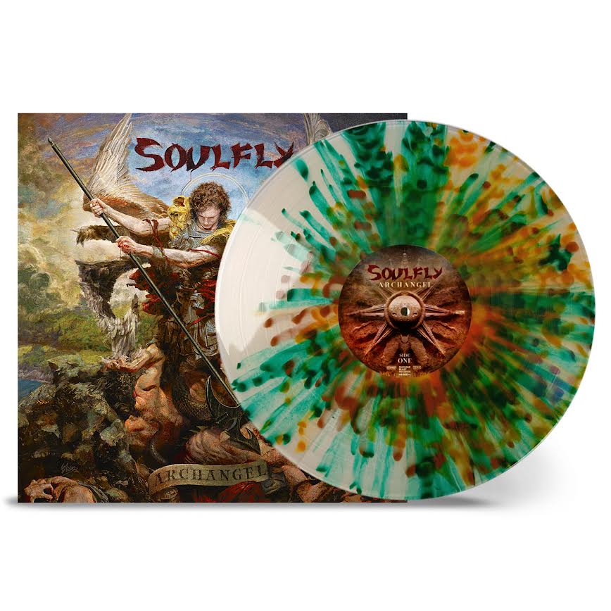 Soulfly - Archangel (Natural Green / Orange / Brown Splatter) Vinyl