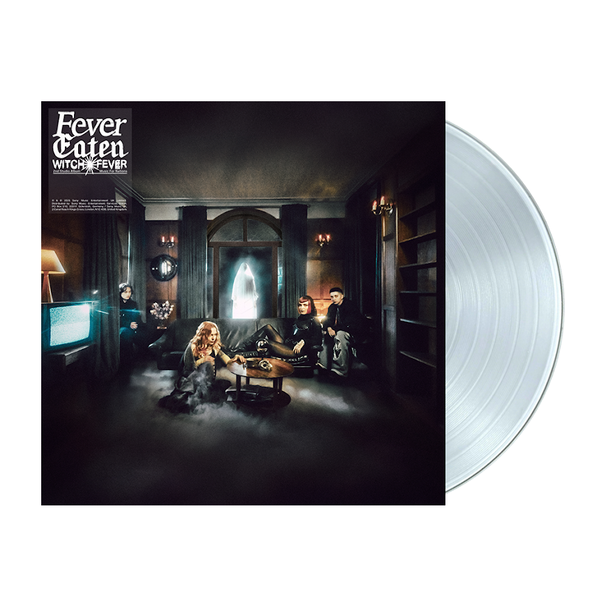 Witch Fever - Fevereaten Vinyl record with cover featuring a dark interior scene and 'Fever' text.