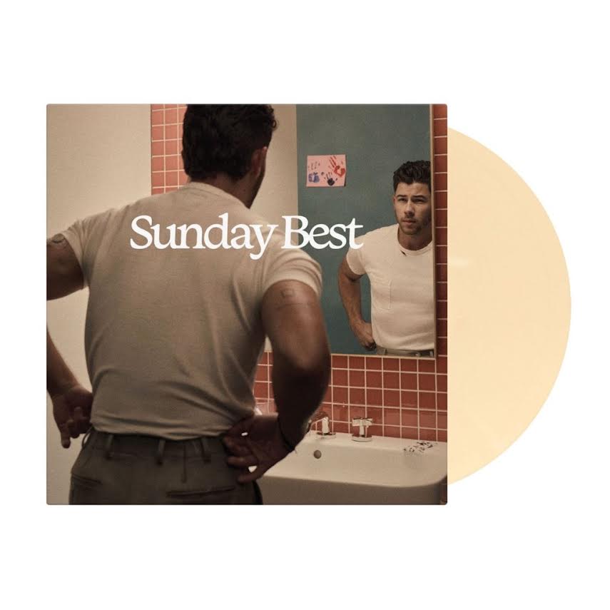 Nick Jonas - Sunday Best vinyl cover on bone vinyl