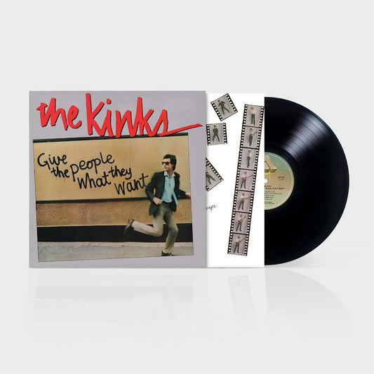 The Kinks - Give the People What They Want Vinyl record and cover of 'Give People the Kinks What They Want' album