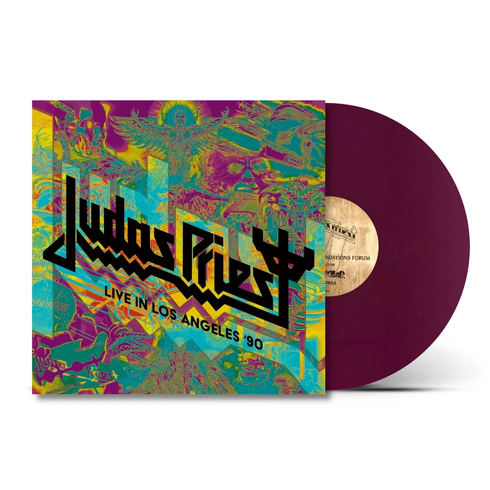 Judas Priest - Live In Los Angeles 90 (Transparent Purple) Vinyl RSD26 Open