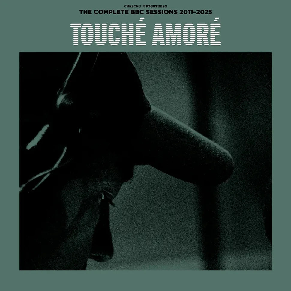 Touche Amore - Chasing Brightness Album cover for 'Touché Amoré' with text on a dark background