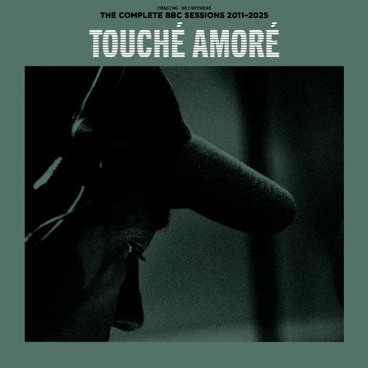 Touche Amore - Chasing Brightness Album cover for 'Touché Amoré' with text on a dark background