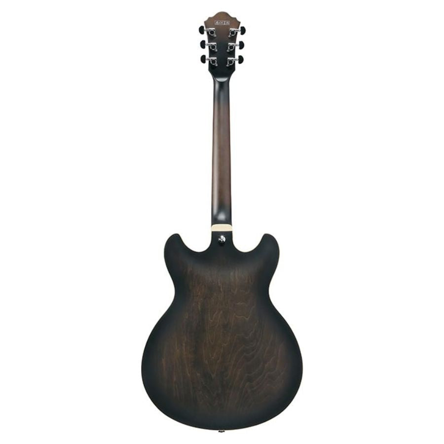 Ibanez AS53-TKF Artcore Hollow Body Electric - Trans Black Flat Back