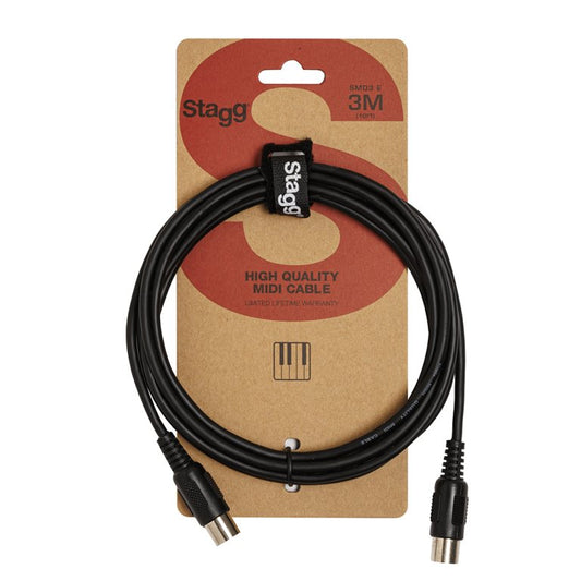 Stagg SMD3 E 3m / 10ft Moulded Midi Cable
