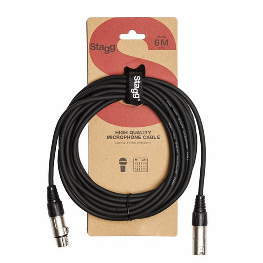 Stagg SMC6 6m / 10ft XLR Microphone Cable