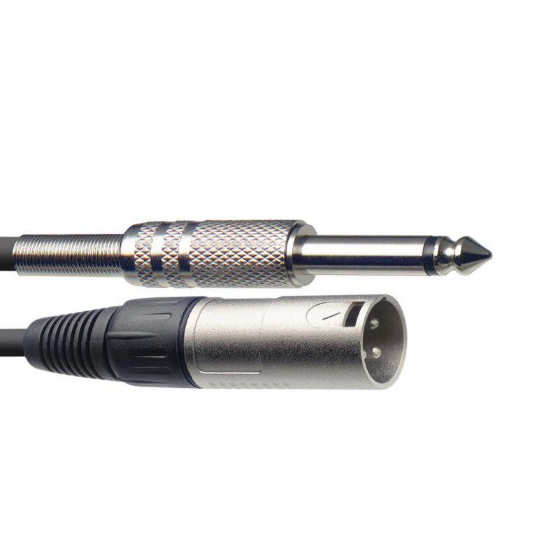 Stagg SAC3PXM DL 3m / 10ft Deluxe Audio Cable - Male XLR to Jack
