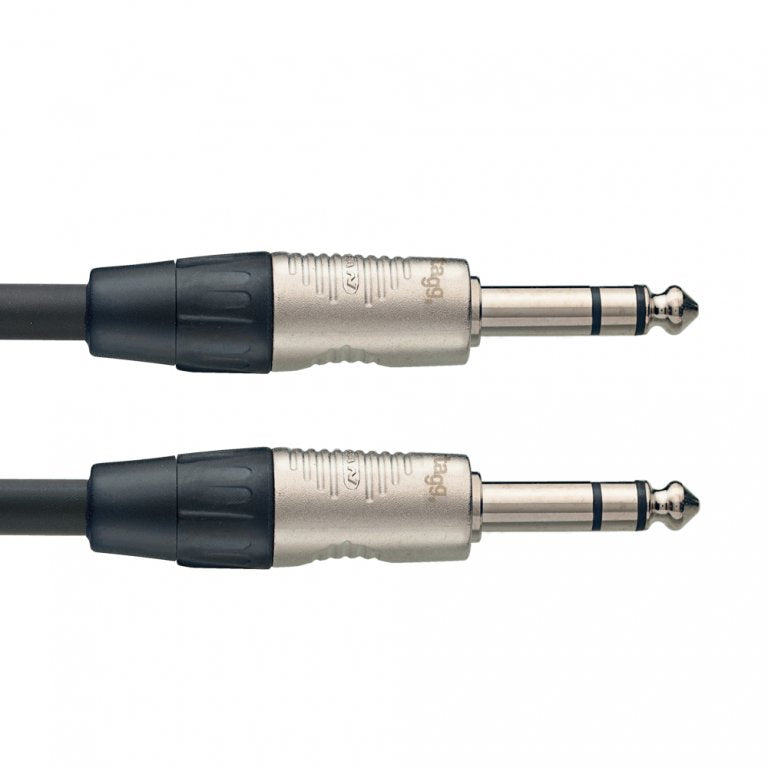 Stagg NAC3PSR 3m / 10ft Deluxe Stereo Jack Audio Cable