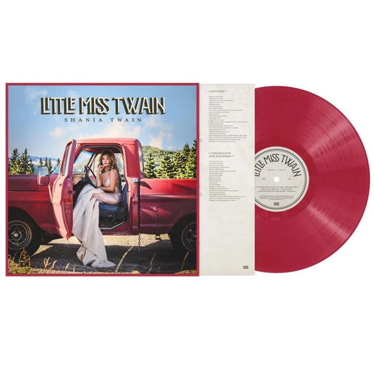 Shania Twain - Little Miss Twain (Rosie Red) Vinyl Red vinyl record with 'Little Miss Twain' album cover featuring a woman in a red truck.