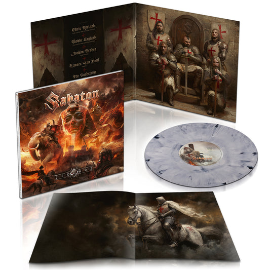Sabaton - Legends Savatation album packaging with cover art and vinyl disc