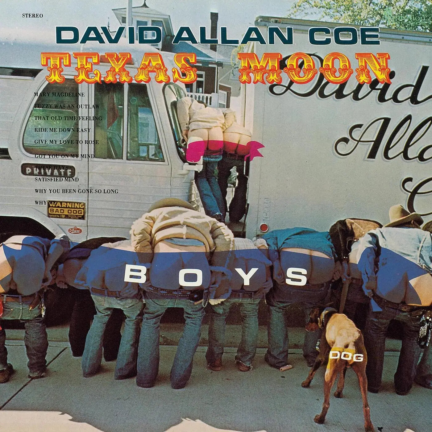 David Allen Coe - Texas Moon (Deluxe Edition Transparent Emerald Green) Vinyl Cover