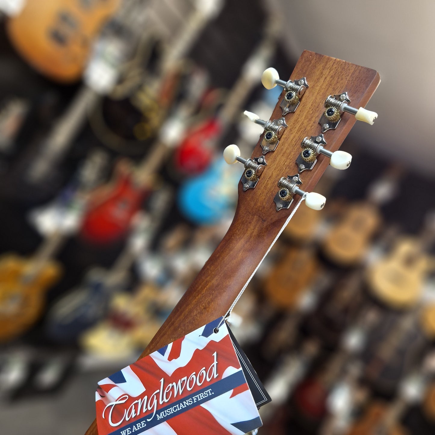 Tanglewood TWOT2 Auld Trinity Super Folk Acoustic - Natural Distressed Satin