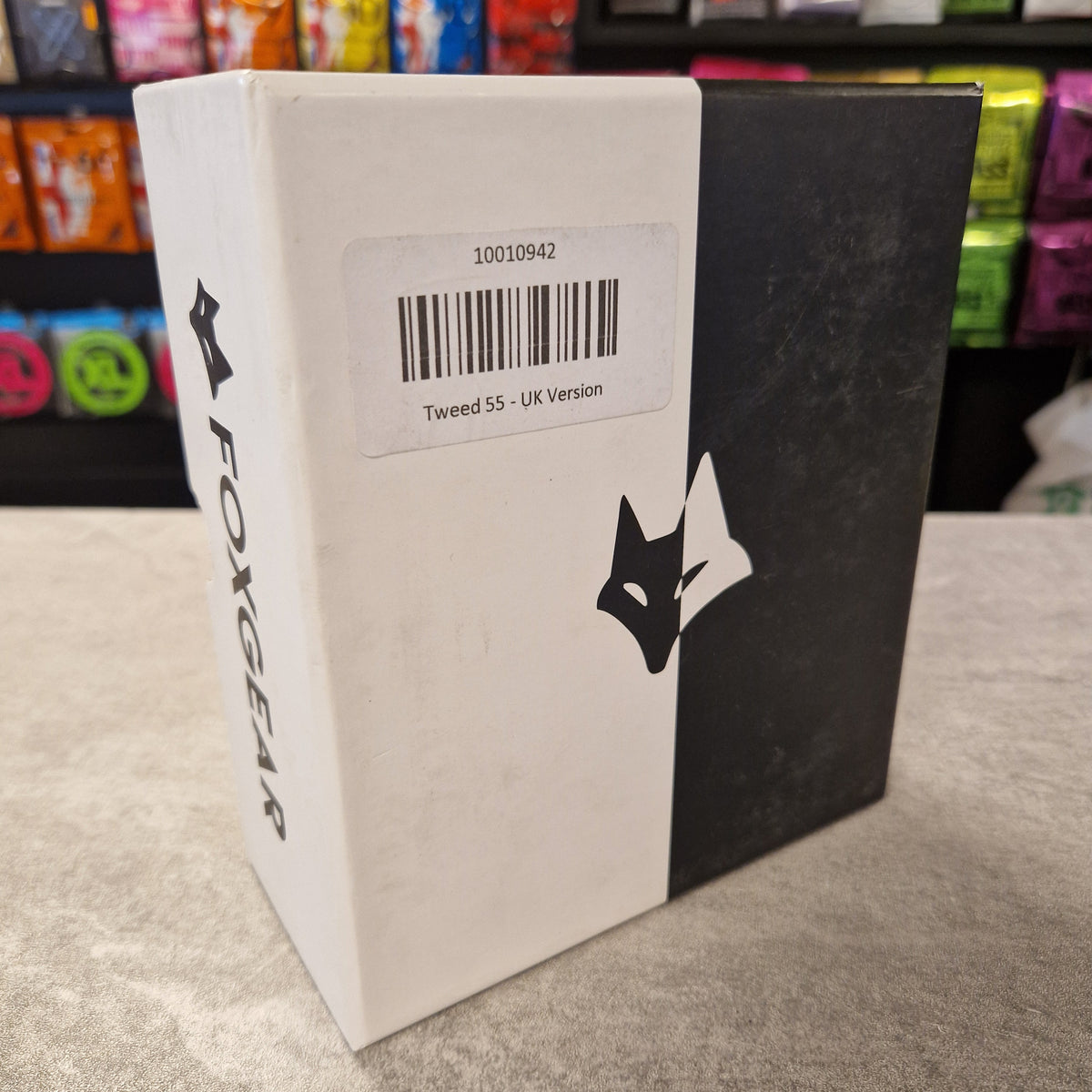 Pre-Owned FoxGear FOXGEAR product packaging with brand logo on a neutral background
