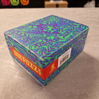 Pre-Owned Dunlop Colourful box with a barcode on a textured surface