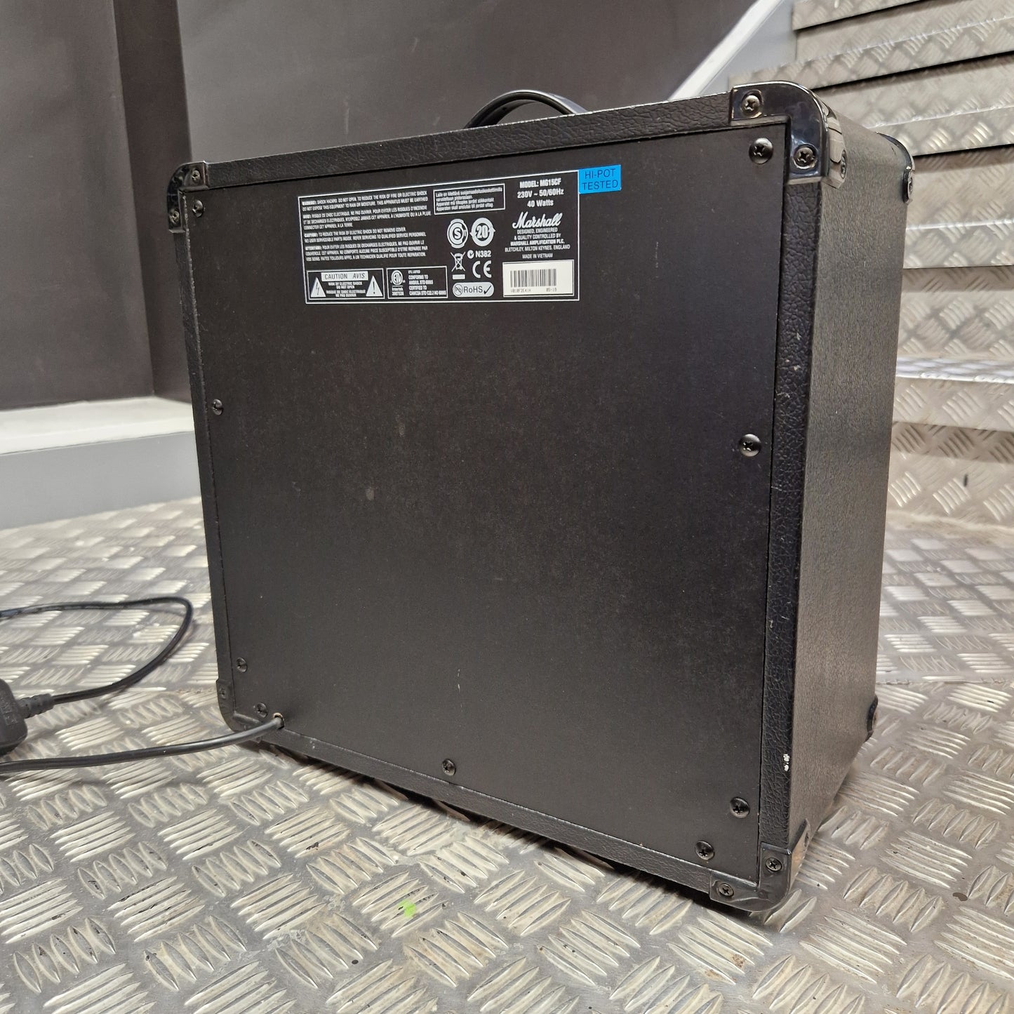 Pre-Owned Marshall MG15 Combo Guitar Amp Back