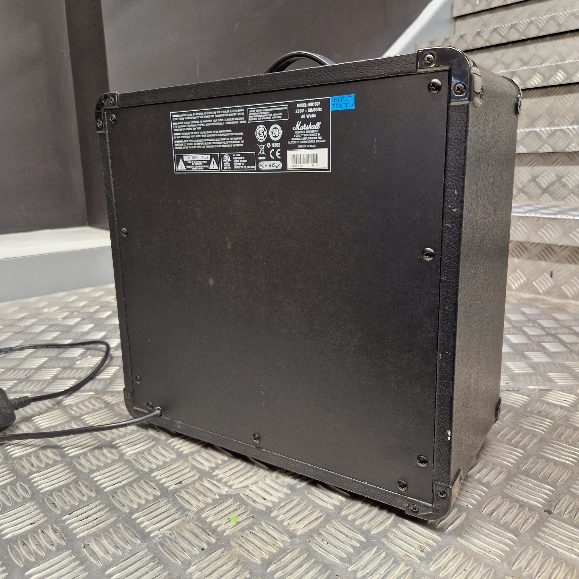 Pre-Owned Marshall MG15 Combo Guitar Amp Back