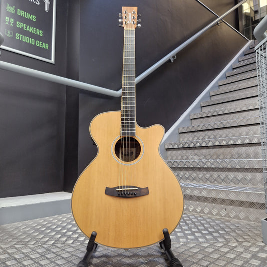 Pre-Owned Tanglewood DBT SFCE BW Electro-Acoustic - Black Walnut