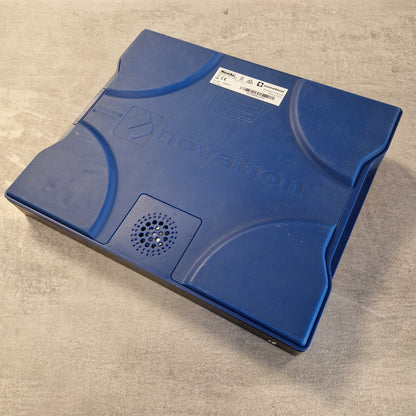 Pre-Owned Novation Blue Novation keyboard cover on a beige surface