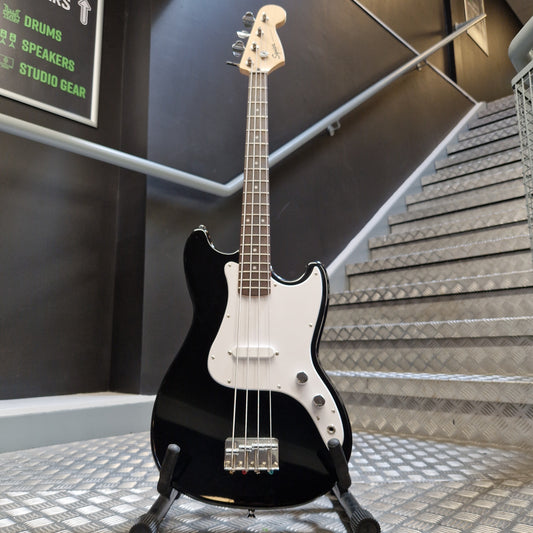 Pre-Owned Squier Bronco Bass Guitar Black Bass