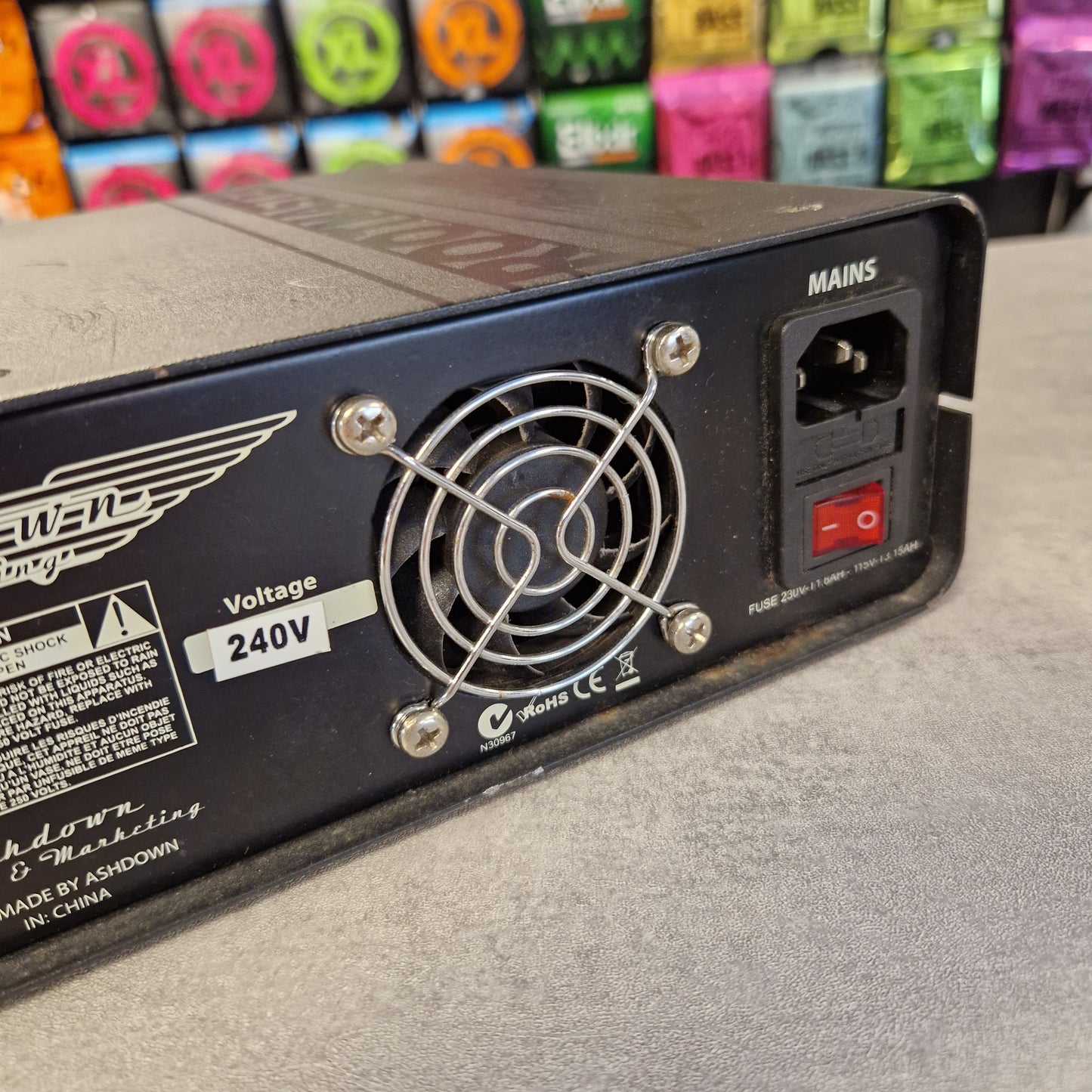Pre-Owned Ashdown Rootmaster MAG 420 Bass Head Back Close Right