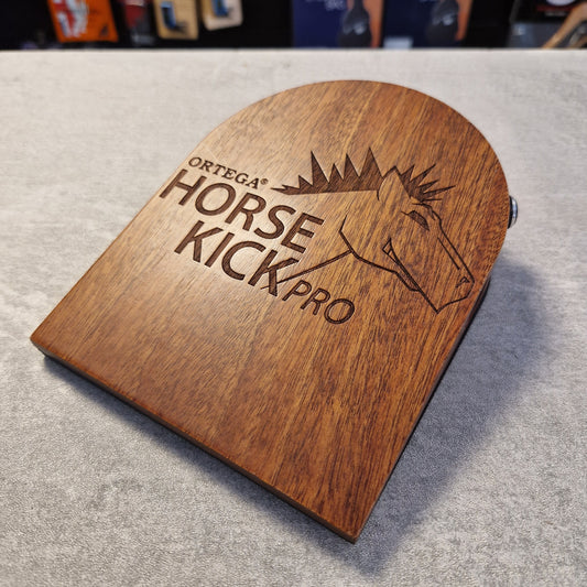 Pre-Owned Ortega Horse Wooden horse kick pro product with brand logo on a gray surface