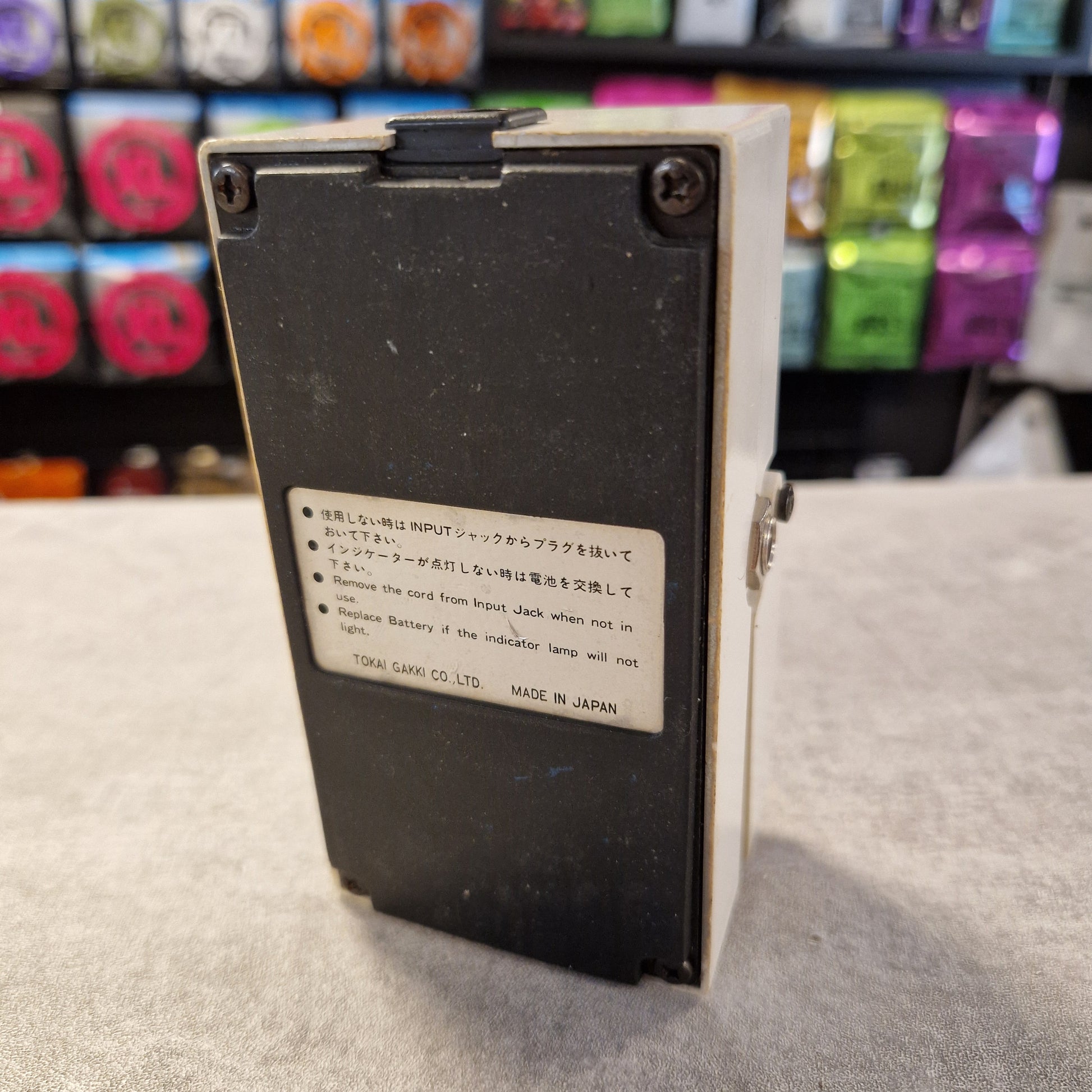 Pre-Owned Tokai Z-II TOD-2 Small electronic device with a label on a textured surface