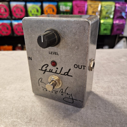 Pre-Owned Guild Brian May Guitar effects pedal with 'Guild' branding on a gray background