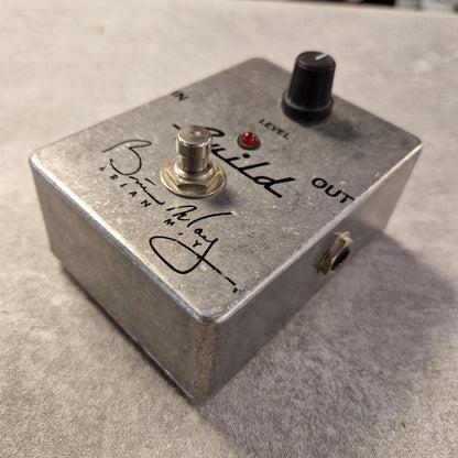 Pre-Owned Guild Brian May Metallic guitar effects pedal with branding on a textured surface