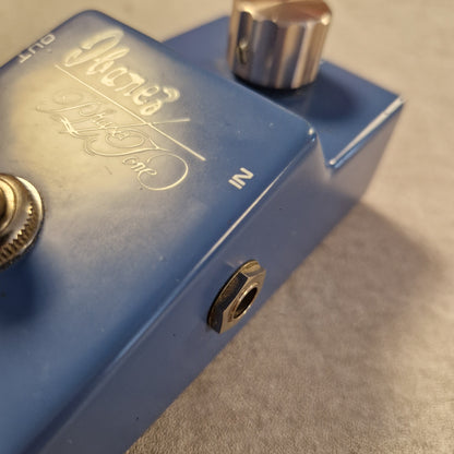 Pre-Owned Ibanez PT-999 Blue guitar effects pedal with 'Orange' branding on a neutral background