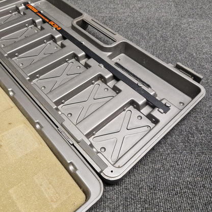 Pre-Owned Boss BCB-6 Metallic tool case with 'X' branding on a textured surface