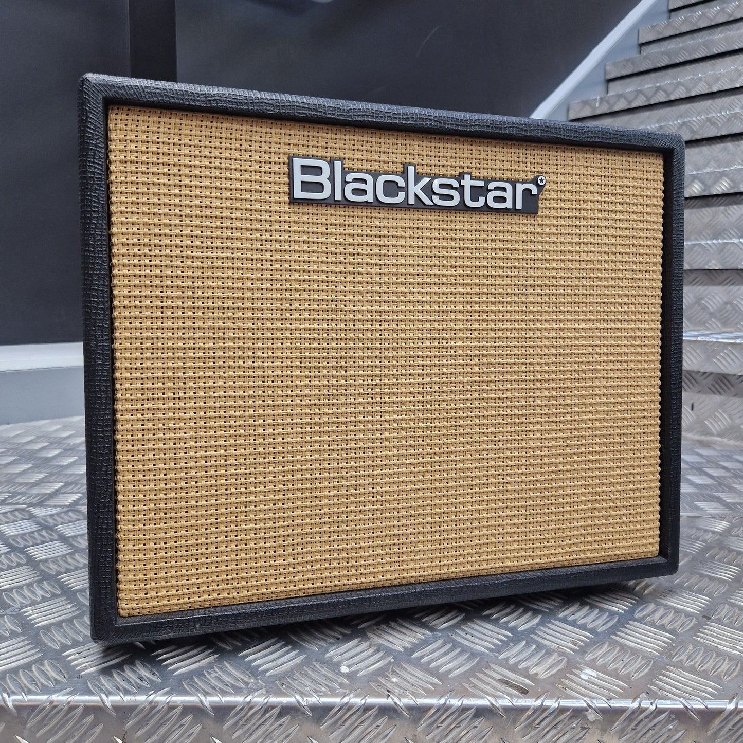 Pre-Owned Blackstar Debut 50R Blackstar guitar amplifier on a textured surface