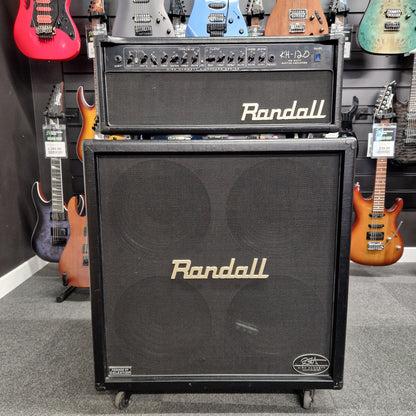 Pre-Owned Randall KH-120 Randall guitar amplifier with guitars in the background