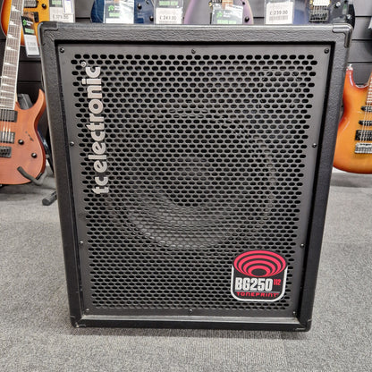 Pre-Owned TC Electronic BG250-112 Guitar amplifier with a brand logo on a gray wall